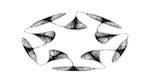 Sixth of 'reflets — msg — variations 0 bw attractor 2'.