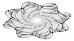 Fifth of 'reflets — msg — variations 0 bw attractor 3'.
