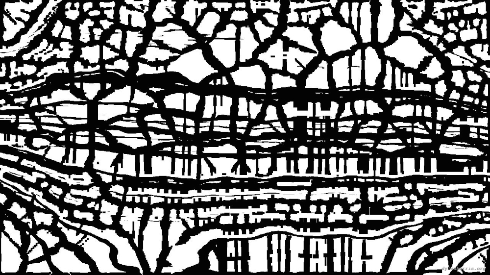 Image 'reflets — msg — processing effects 0 bw chamfer 1 3 4'.