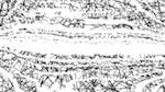 Fifth of 'reflets — paint action sequence — BW sketch ideas 1 1'.