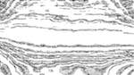 Eighth of 'reflets — paint action sequence — BW sketch ideas 1 2'.