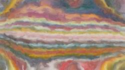 Seventh of 'reflets — paint synthesiser classic — cd hand drawn media dry media pastel'.