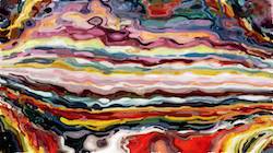 Fifth of 'reflets — paint synthesiser classic — cd hand drawn media graphic media ink 1'.