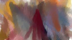 Fifth of 'reflets — paint synthesiser classic — cd hand drawn media wet media oil 1'.
