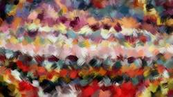First of 'reflets — paint synthesiser classic — cd hand drawn media wet media oil 4'.