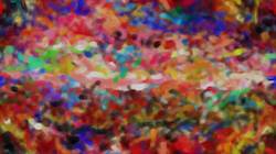 Eighth of 'reflets — paint synthesiser classic — cd hand drawn media wet media oil 5'.