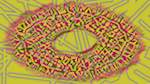 Fifth of 'reflets — msg — abstract centre focused 1'.