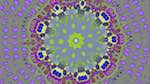 Seventh of 'reflets — msg — abstract circular 1 3'.