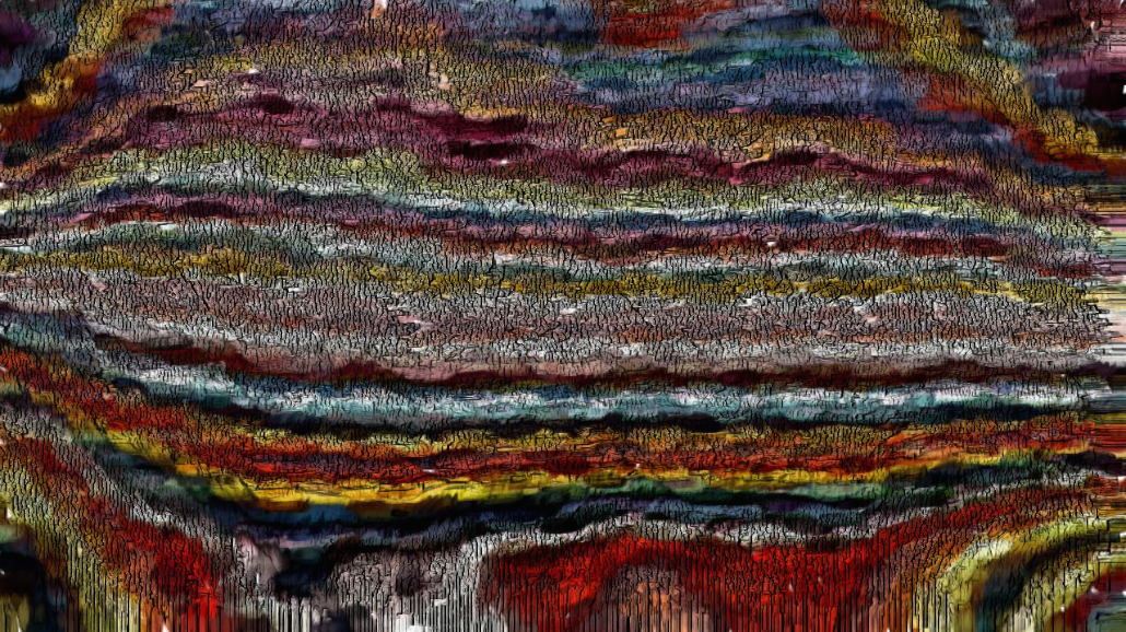 Image 'reflets — paint synthesiser classic — 3.0 collection clostro::strokes 5 3'.