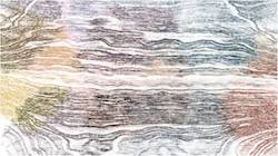 Fifth of 'reflets — paint synthesiser classic — users creative mac charcoal rubbing 1'.