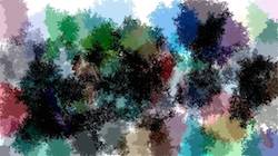 Third of 'reflets — paint synthesiser classic — users creative mac charcoal rubbing 2'.