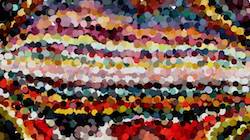 Fourth of 'reflets — paint synthesiser classic — users chuck’s particle brushes'.