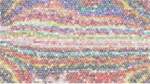 Third of 'reflets — paint action sequence — distress 2'.