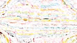 Fourth of 'reflets — paint synthesiser classic — 3.0 collection edge effects, sketches 3'.