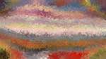 Sixth of 'reflets — paint action sequence — effects that process canvas'.