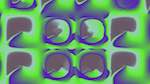 Seventh of 'reflets — msg — abstract flat gridlike 1'.