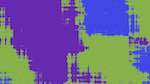 Fourth of 'reflets — msg — abstract flat textured 1'.