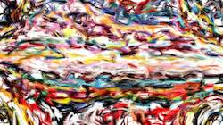 Seventh of 'reflets — paint synthesiser classic — 4.0 collection fractal textures 1'.