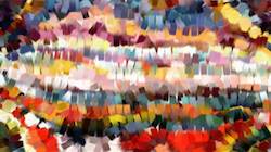 Second of 'reflets — paint synthesiser classic — 2.0 collection generative brush examples 1'.
