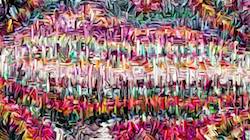 Eighth of 'reflets — paint synthesiser classic — 3.5 collection gradient multinibs 5'.