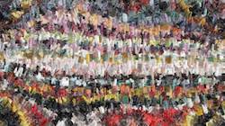 Third of 'reflets — paint synthesiser classic — 3.5 collection gradient multinibs 6'.