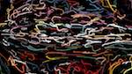 Fifth of 'reflets — paint action sequence — iterative processes 3'.