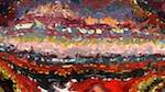 Fourth of 'reflets — paint action sequence — iterative processes 5'.
