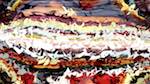 Sixth of 'reflets — paint action sequence — iterative processes 5'.