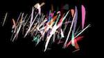 First of 'reflets — paint action sequence — loop action tests 4'.