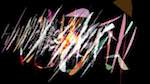 Fourth of 'reflets — paint action sequence — loop action tests 4'.