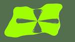 Fourth of 'reflets — msg — variations 1 motif boxes 2'.