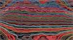Fourth of 'reflets — paint action sequence — movie processing ideas 1'.