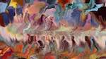 Second of 'reflets — dualmode paint — new new 1 3'.