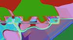Seventh of 'reflets — msg — variations 1 new a 4'.
