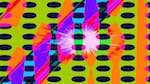 Fourth of 'reflets — msg — variations 0 op art 1'.