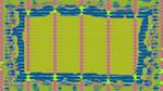 Third of 'reflets — msg — variations 0 op art 2'.