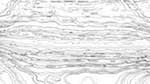 Sixth of 'reflets — paint action sequence — outlines'.