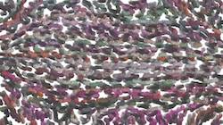 Sixth of 'reflets — paint synthesiser classic — 2.0 collection particle pen 3'.