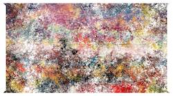 Seventh of 'reflets — paint synthesiser classic — 3.5 collection particles 4'.