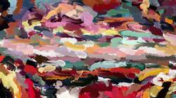 Seventh of 'reflets — paint synthesiser classic — 4.0 collection path repeaters 1'.