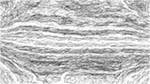Fifth of 'reflets — paint action sequence — pencil sketch 1'.