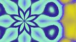 Second of 'reflets — msg — variations 1 pinwheel 1'.