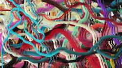 Third of 'reflets — paint synthesiser classic — 4.0 collection repeat strokes 3'.