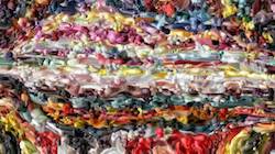 Second of 'reflets — paint synthesiser classic — 4.0 collection raised rough strokes 2'.