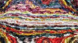 Fourth of 'reflets — paint synthesiser classic — 4.0 collection raised rough strokes 2'.