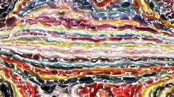 Fifth of 'reflets — paint synthesiser classic — 4.0 collection raised rough strokes 2'.