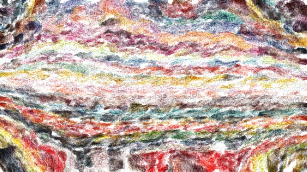 Image 'reflets — paint synthesiser classic — 4.0 collection raised rough strokes 4 2'.