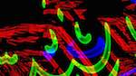 Seventh of 'reflets — msg — abstract 1 symmetry breaking 4'.