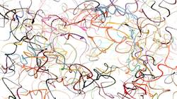 Seventh of 'reflets — paint synthesiser classic — 3.5 collection scribblers 1'.