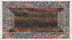 Fifth of 'reflets — paint synthesiser classic — 3.5 collection scribblers 3'.